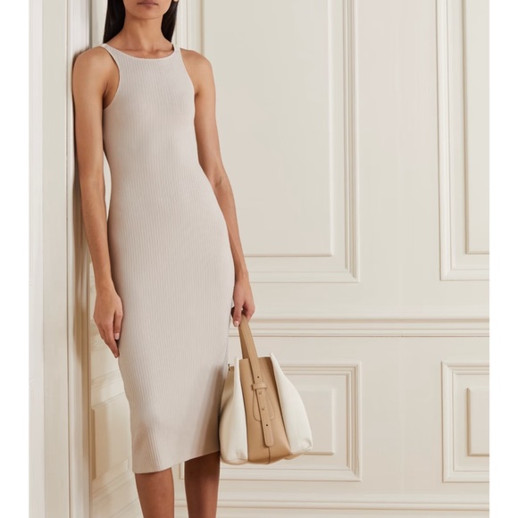 Reformation Dresses & Skirts - Reformation Bel ribbed stretch organic cotton midi dress